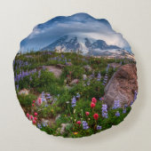 野生の花 ラウンドクッション (裏面)