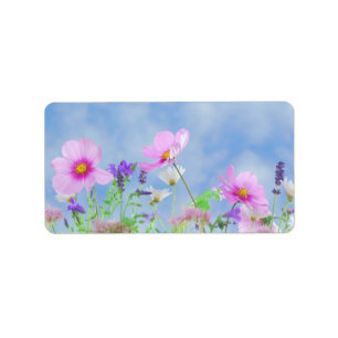 野生の花 ラベル