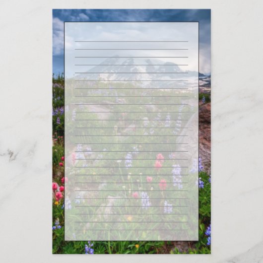 野生の花 便箋 (正面)