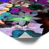 野生の花 – 小 ポスター (角)