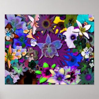 野生の花 – 小 ポスター