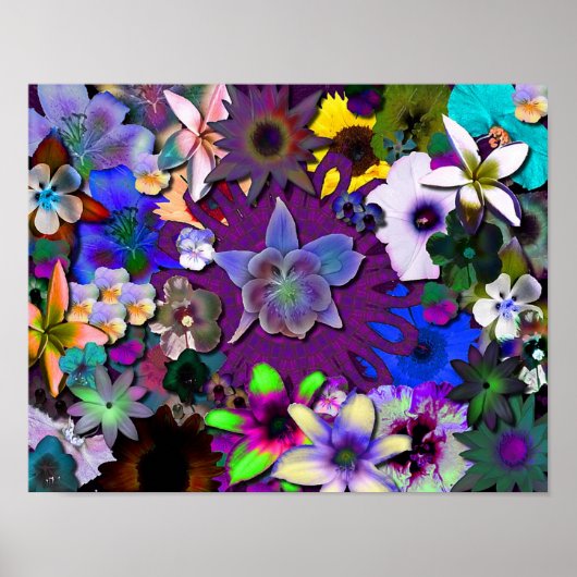 野生の花 – 小 ポスター (正面)