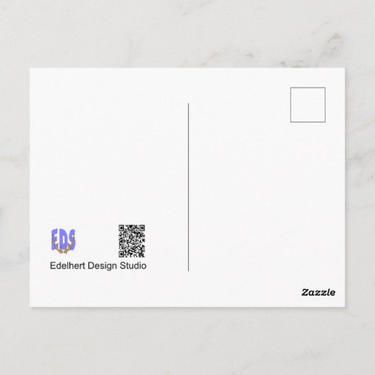 野生の花：白い黄色Get Well Soonはがき ポストカード (裏面)