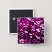 野生の花 缶バッジ (正面&裏面)