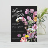 野生の花 | Bohoブライダルシャワー招待 招待状 (スタンド正面)