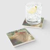 野生の花(Edward Poynter著) ストーンコースター (横)