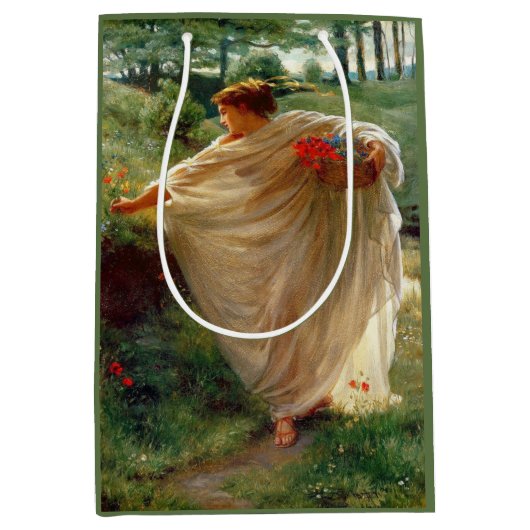 野生の花（Edward Poynter著） ミディアムペーパーバッグ (正面)