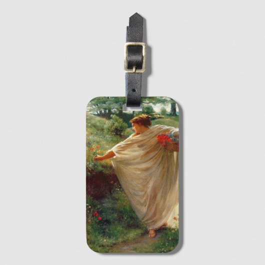 野生の花（Edward Poynter著） ラゲッジタグ (正面縦)