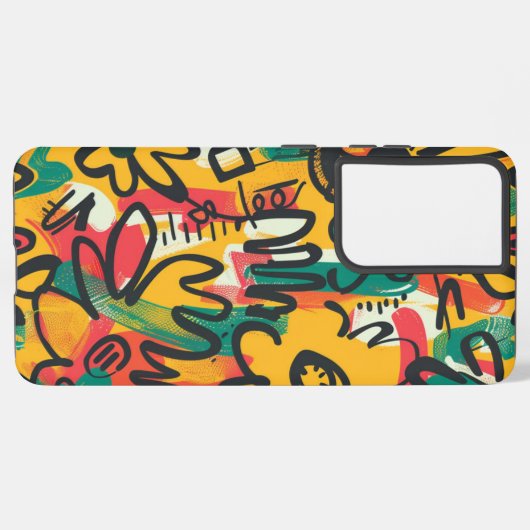 野生の花 SAMSUNG GALAXYケース (裏面横)