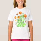 野生の花 Tシャツ (正面)