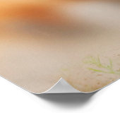 野生の茶色の馬ポスター ポスター (角)