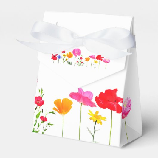 野生の草原の花のファヴォアボックス フェイバーボックス (正面サイド)
