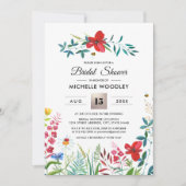 野生の草原 |サマーフォレストブライダルシャワー 招待状 (正面)