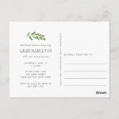 野生の草原 |ブライダルシャワーの変更 ポストカード (裏面)