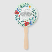 野生の草原 |ワイルドフラワ絵画ーズ結婚ズ ハンドファン (正面)