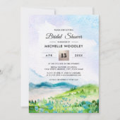 野生の草原 |春山脈ブライダルシャワー 招待状 (正面)