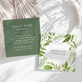 野生の草原 |植物体フレーム スクエア名刺