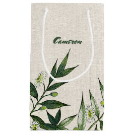 野生の草原 |植物学結婚の抱き枕 スモールペーパーバッグ