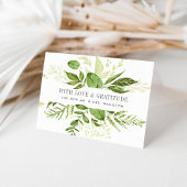 野生の草原 | Water Color Botanicalありがとうございました サンキューカード