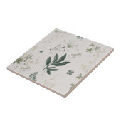 野生の草本で、クローバーの牧草地を縫い目のないセラミックタイルを使用 タイル (側面)