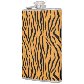 野生の虎の皮膚パターン フラスク (左)