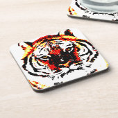 野生の虎の目 コースター (左側)
