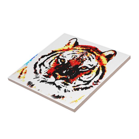 野生の虎の目 タイル (側面)