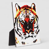 野生の虎の目 フォトプラーク (側面)