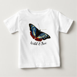 野生の蝶 ベビーTシャツ