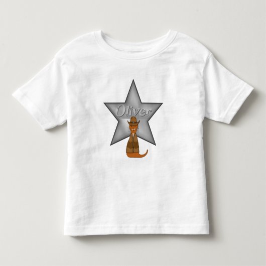 「野生の西のオッターボーイ、オリバー」 トドラーTシャツ (正面)