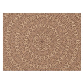 野生の西のブラウンロープの万華鏡のように千変万化するパターン テーブルクロス (正面(横))