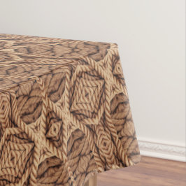 野生の西のブラウンロープの万華鏡のように千変万化するパターン テーブルクロス