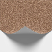 野生の西のブラウンロープの万華鏡のように千変万化するパターン ラッピングペーパー (角)