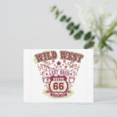 野生の西の最後の道路のルート66死の谷 ポストカード (スタンド正面)