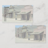 野生の西の設定、アリゾナ 名刺 (正面/裏面)