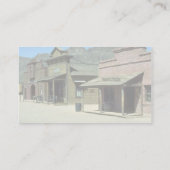 野生の西の設定、アリゾナ 名刺 (裏面)