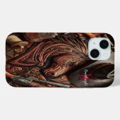 野生の西の静物生活:カウボーイハット、銃など Case-Mate iPhoneケース (裏面 (横))