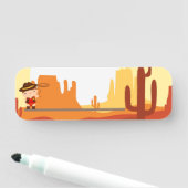 野生の西カウボーイ 名札 (インサイチュ)