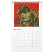 野生の西カバー芸術のカレンダー カレンダー (3月 2027)