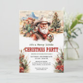 野生の西実在クリスマスの冒険サンタカウボーイ 招待状 (スタンド正面)