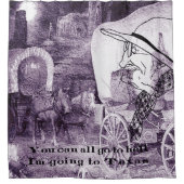 野生の西 シャワーカーテン (正面)