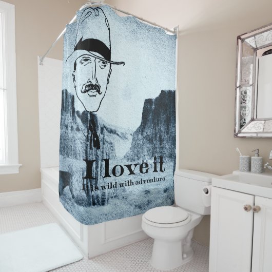 野生の西 シャワーカーテン (インサイチュ)