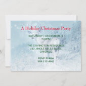 野生の誇り高き鹿 - クリスマスパーティー 招待状 (裏面)