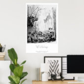 野生の豚 ポスター (ホームオフィス)