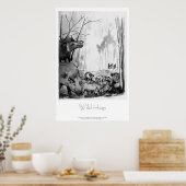 野生の豚 ポスター (キッチン)