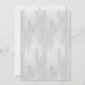 野生の赤い列車の男の子ベビーシャワー 招待状 (裏面)