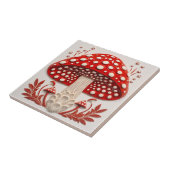 野生の赤アマニタムスカリア3D効果キノコ タイル (側面)