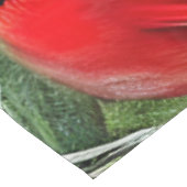 野生の赤威厳のある深紅色 テーブルクロス (アングル)