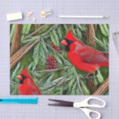 野生の赤威厳のある深紅色 薄葉紙