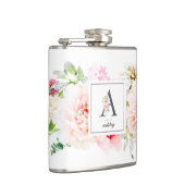 野生の赤面植物文字Aモノグラム フラスク (右)